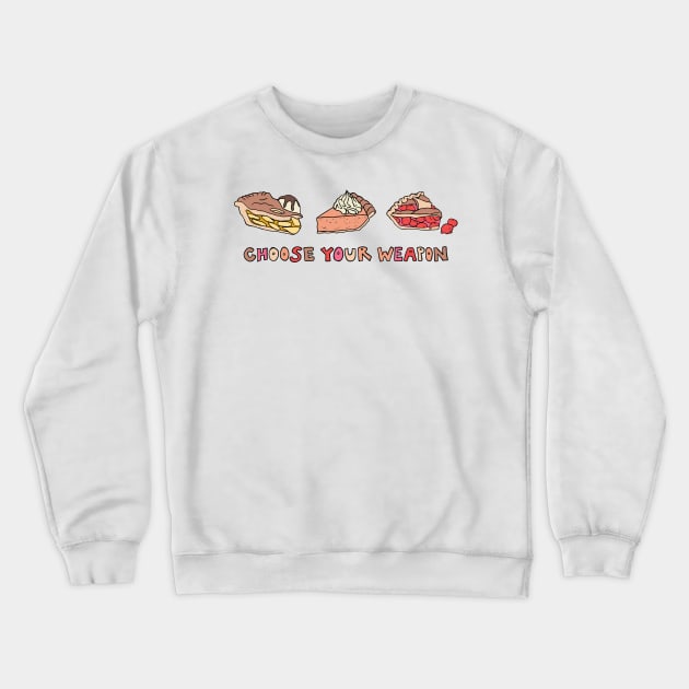 Choose Your Pie Gamer Crewneck Sweatshirt by Annelie